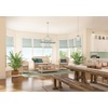 image:imageHunter  Devon Park 5Light Onyx Bengal Large Chandelier Dimmable Rustic Style Linear Shaped for Bedrooms Kitchens Dining Living Rooms  19006Brushed Nickel Finish