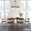 image:imageHunter  Devon Park 9light Onyx Bengal Large Chandelier Dimmable Rustic Style Wagon Wheel Shaped for Bedrooms Kitchens Dining Living Rooms  19245