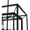 image:imageHunter  Doherty 4light Natural Black Iron Medium Size Chandelier Dimmable Casual Style Square Shaped for Bedrooms Kitchens Dining Living Rooms  19404