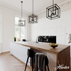 image:imageHunter  Doherty 4light Natural Black Iron Small Chandelier Dimmable Casual Style Square Shaped for Bedrooms Kitchens Dining Living Rooms  19400
