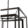 image:imageHunter  Doherty 4light Onyx Bengal Large Chandelier Dimmable Casual Style Square Shaped for Bedrooms Kitchens Dining Living Rooms  19409Onyx Bengal