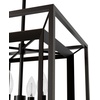 image:imageHunter  Doherty 4light Onyx Bengal Small Chandelier Dimmable Casual Style Square Shaped for Bedrooms Kitchens Dining Living Rooms  19401
