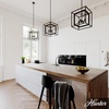 image:imageHunter  Doherty 4light Onyx Bengal Small Chandelier Dimmable Casual Style Square Shaped for Bedrooms Kitchens Dining Living Rooms  19401