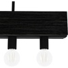 image:imageHunter  Donelson 5Light Natural Black Iron Large Chandelier Dimmable Transitional Style Linear Shaped for Bedrooms Kitchens Dining Living Rooms  13055Natural Black Iron