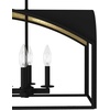 image:imageHunter  Dukestown 8light Natural Black Iron Extra Large Chandelier Dimmable Formal Style Linear Shaped for Bedrooms Kitchens Dining Living Rooms  19731