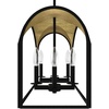 image:imageHunter  Dukestown 8light Natural Black Iron Extra Large Chandelier Dimmable Formal Style Linear Shaped for Bedrooms Kitchens Dining Living Rooms  19731