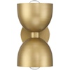 image:imageHunter  Erling 1Light Sconce Light Dimmable Modern Style Dome Shaped for Bedrooms Kitchens Dining Living Rooms Bathrooms Matte BlackLuxe Gold