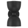 image:imageHunter  Erling 1Light Sconce Light Dimmable Modern Style Dome Shaped for Bedrooms Kitchens Dining Living Rooms Bathrooms Matte BlackMatte Black