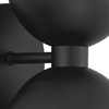 image:imageHunter  Erling 1Light Sconce Light Dimmable Modern Style Dome Shaped for Bedrooms Kitchens Dining Living Rooms Bathrooms Matte BlackMatte Black