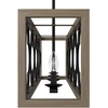 image:imageHunter  Gablecrest 4Light Painted Concrete Extra Large Chandelier Dimmable Transitional Style Linear Shaped for Bedrooms Kitchens Dining Living Rooms  19098