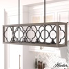 image:imageHunter  Gablecrest 4light French Oak Extra Large Chandelier Dimmable Transitional Style Linear Shaped for Bedrooms Kitchens Dining Living Rooms  19099