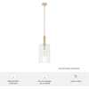 image:imageHunter  Gatz 1light Alturas Gold Small Pendant Light Dimmable Modern Style Cylinder Shaped for Bedrooms Kitchens Dining Living Rooms  19789