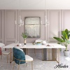 image:imageHunter  Gatz 3light Brushed Nickel Medium Size Chandelier Dimmable Modern Style Candle Shaped for Bedrooms Kitchens Dining Living Rooms  19782