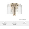 image:imageHunter  Gatz 4light Alturas Gold Medium Size Flush Mount Light Dimmable Modern Style Round Shaped for Bedrooms Kitchens Dining Living Rooms  19690