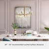 image:imageHunter  Gatz 6light Alturas Gold Large Chandelier Dimmable Modern Style Candle Shaped for Bedrooms Kitchens Dining Living Rooms  19785