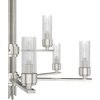 image:imageHunter  Gatz 9light Brushed Nickel Large Chandelier Dimmable Modern Style Candle Shaped for Bedrooms Kitchens Dining Living Rooms  19788
