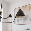 image:imageHunter  Grove Isle 4Light Matte Black Extra Large Chandelier Dimmable Modern Style Pharmacy Shaped for Bedrooms Kitchens Dining Living Rooms  19206Matte Black