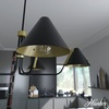 image:imageHunter  Grove Isle 5Light Matte Black Modern Style Dimmable Extra Large Chandelier for Bedrooms Kitchens Dining Living Rooms  19195Matte Black