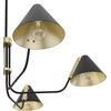 image:imageHunter  Grove Isle 5Light Matte Black Modern Style Dimmable Extra Large Chandelier for Bedrooms Kitchens Dining Living Rooms  19195Matte Black