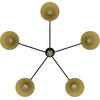 image:imageHunter  Grove Isle 5Light Matte Black Modern Style Dimmable Extra Large Chandelier for Bedrooms Kitchens Dining Living Rooms  19195Matte Black
