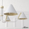 image:imageHunter  Grove Isle 5Light Matte Black Modern Style Dimmable Extra Large Chandelier for Bedrooms Kitchens Dining Living Rooms  19195Matte White