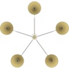 image:imageHunter  Grove Isle 5Light Matte Black Modern Style Dimmable Extra Large Chandelier for Bedrooms Kitchens Dining Living Rooms  19195Matte White
