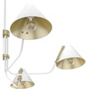image:imageHunter  Grove Isle 5Light Matte Black Modern Style Dimmable Extra Large Chandelier for Bedrooms Kitchens Dining Living Rooms  19195Matte White