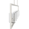 image:imageHunter  Kerrison 6light Natural Black Iron Extra Large Chandelier Dimmable Linear Shaped for Bedrooms Kitchens Dining Living Rooms  19548Brushed Nickel