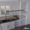 image:imageHunter  Laurel Ridge 6Light Natural Black Iron Extra Large Chandelier Dimmable Formal Style Linear Shaped for Bedrooms Kitchens Dining Living Rooms  19077Natural Iron