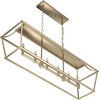 image:imageHunter  Laurel Ridge 6Light Natural Black Iron Extra Large Chandelier Dimmable Formal Style Linear Shaped for Bedrooms Kitchens Dining Living Rooms  19077Brushed Nickel