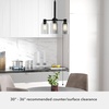 image:imageHunter  Lochemeade 3light Natural Black Iron Medium Size Chandelier Dimmable Modern Style Candle Shaped for Bedrooms Kitchens Dining Living Rooms  19707Natural Iron