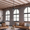 image:imageHunter  Mazzini IndoorOutdoor Ceiling Fan RemoteMatte Black