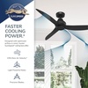 image:imageHunter  Mazzini IndoorOutdoor Ceiling Fan RemoteMatte Black
