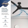 image:imageHunter  Mazzini IndoorOutdoor Ceiling Fan RemoteMatte Black
