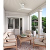 image:imageHunter  Mazzini IndoorOutdoor Ceiling Fan RemoteMatte White