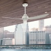 image:imageHunter  Mazzini IndoorOutdoor Ceiling Fan RemoteMatte White