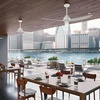image:imageHunter  Mazzini IndoorOutdoor Ceiling Fan RemoteMatte White