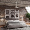 image:imageHunter  Mazzini IndoorOutdoor Ceiling Fan RemoteMatte White