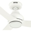 image:imageHunter  Mazzini IndoorOutdoor Ceiling Fan RemoteMatte White