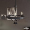 image:imageHunter  Merlin 3light Noble Bronze Small Chandelier Dimmable Industrial Style Empire Shaped for Bedrooms Kitchens Dining Living Rooms  19804