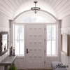 image:imageHunter  Merlin 3light Rustic Iron Small Chandelier Dimmable Industrial Style Empire Shaped for Bedrooms Kitchens Dining Living Rooms  19803