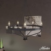 image:imageHunter  Merlin 5light Noble Bronze Medium Size Chandelier Dimmable Industrial Style Empire Shaped for Bedrooms Kitchens Dining Living Rooms  19794