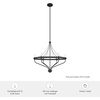 image:imageHunter  Merlin 6light Noble Bronze Large Chandelier Dimmable Industrial Style Empire Shaped for Bedrooms Kitchens Dining Living Rooms  19796