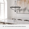 image:imageHunter  Merlin 6light Noble Bronze Large Chandelier Dimmable Industrial Style Empire Shaped for Bedrooms Kitchens Dining Living Rooms  19796