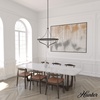 image:imageHunter  Merlin 6light Rustic Iron Large Chandelier Dimmable Industrial Style Empire Shaped for Bedrooms Kitchens Dining Living Rooms  19795