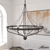 image:imageHunter  Merlin 7light Noble Bronze Large Chandelier Dimmable Industrial Style Empire Shaped for Bedrooms Kitchens Dining Living Rooms  19798