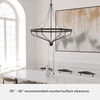 image:imageHunter  Merlin 7light Noble Bronze Large Chandelier Dimmable Industrial Style Empire Shaped for Bedrooms Kitchens Dining Living Rooms  19798
