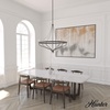 image:imageHunter  Merlin 7light Rustic Iron Large Chandelier Dimmable Industrial Style Empire Shaped for Bedrooms Kitchens Dining Living Rooms  19797