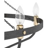 image:imageHunter  Merlin 7light Rustic Iron Large Chandelier Dimmable Industrial Style Empire Shaped for Bedrooms Kitchens Dining Living Rooms  19797