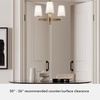 image:imageHunter  Nolita 3light Alturas Gold Medium Size Chandelier Dimmable Modern Style Candle Shaped for Bedrooms Kitchens Dining Living Rooms  19878